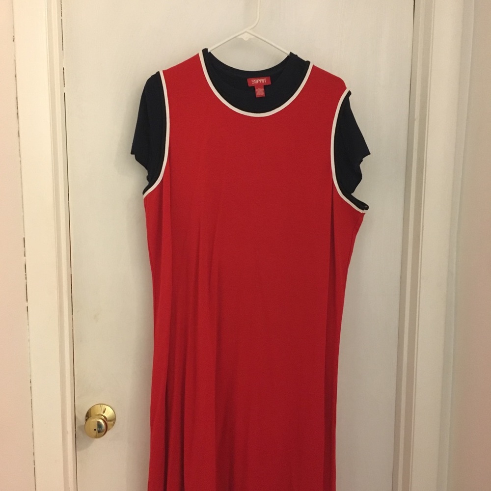 Woman’s Long Sprit red\black dress size XL